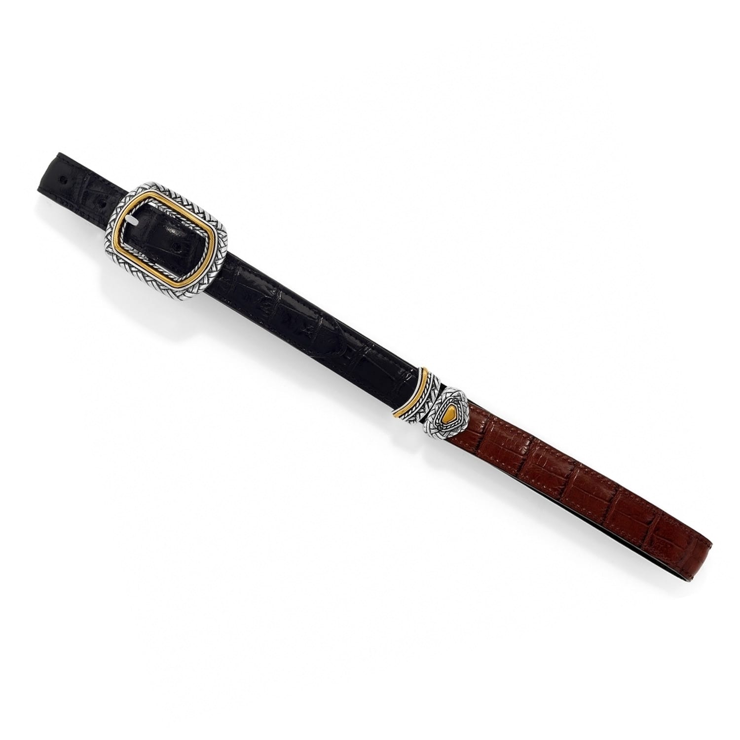 Marcus Two-Tone Reversible Belt black-peanut 3