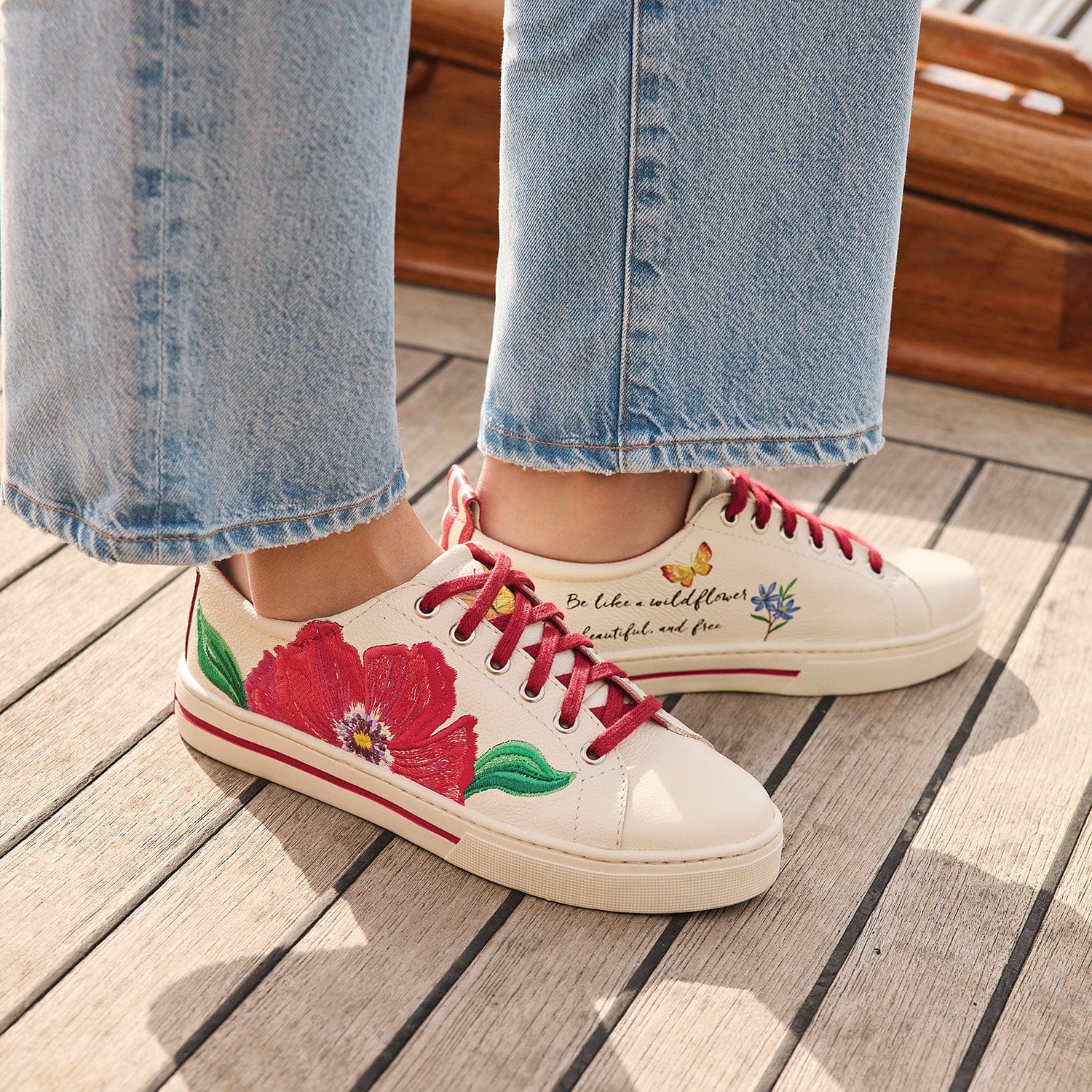 Margot Lace-up Sneakers white-multi 5
