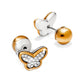 Massandra Reversible Butterfly Post Earrings