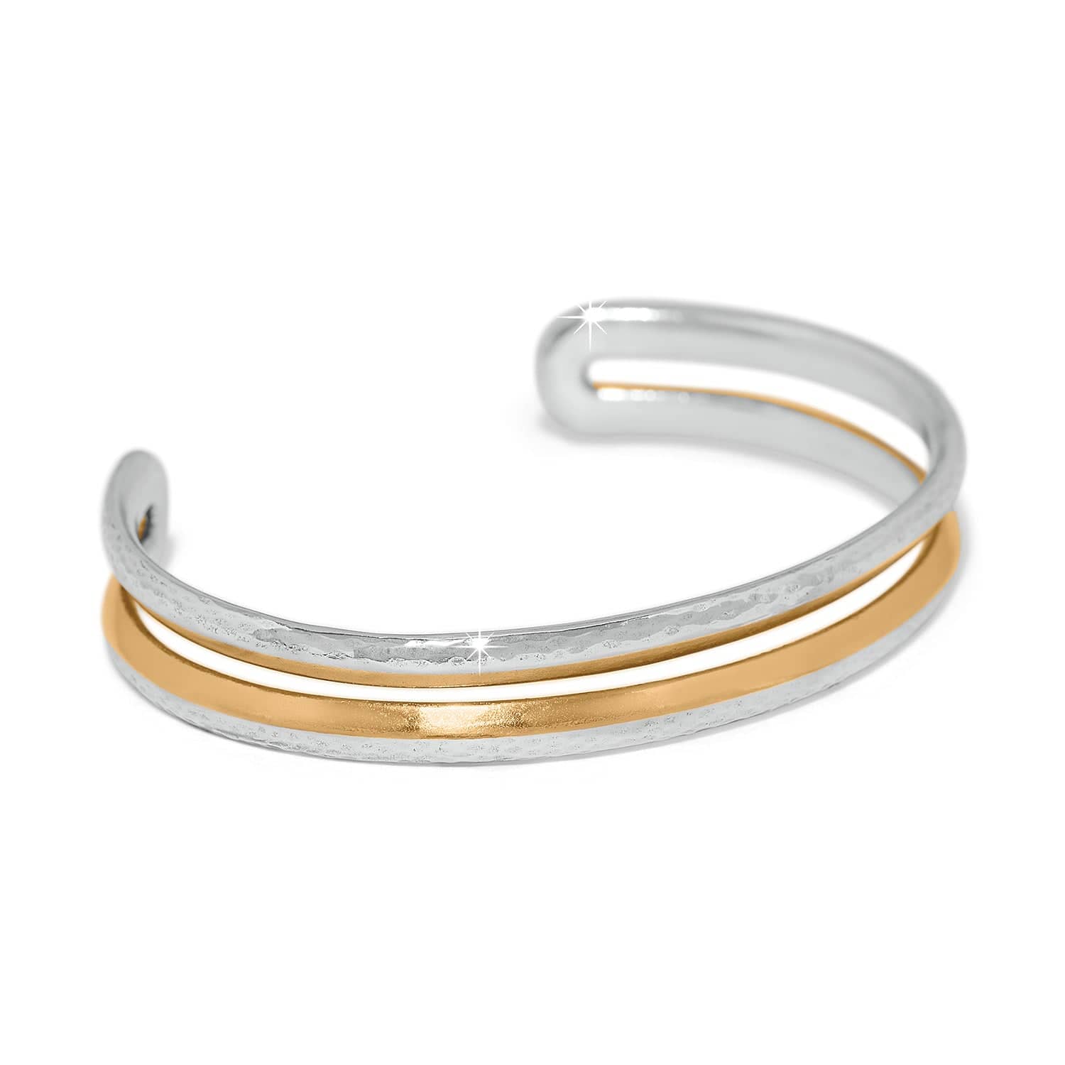 Medici Flex Cuff Bracelet silver-gold 2