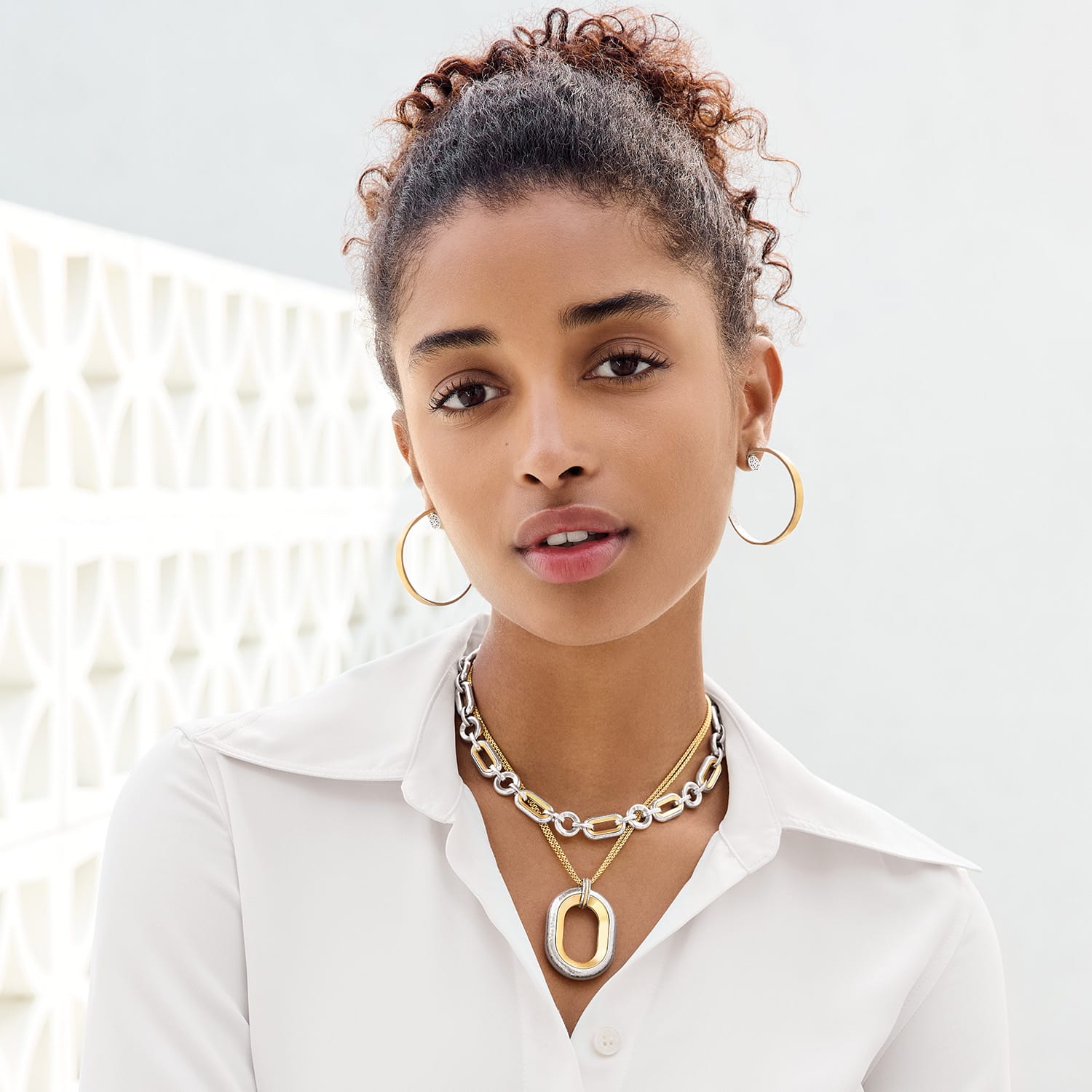 Medici Two Tone Convertible Necklace - Brighton