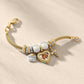 Memento Heart Golden Photo Charm