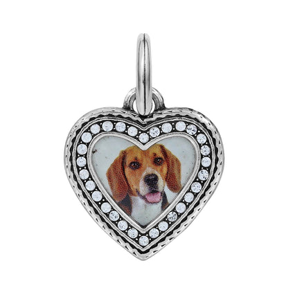 Memento Heart Photo Charm