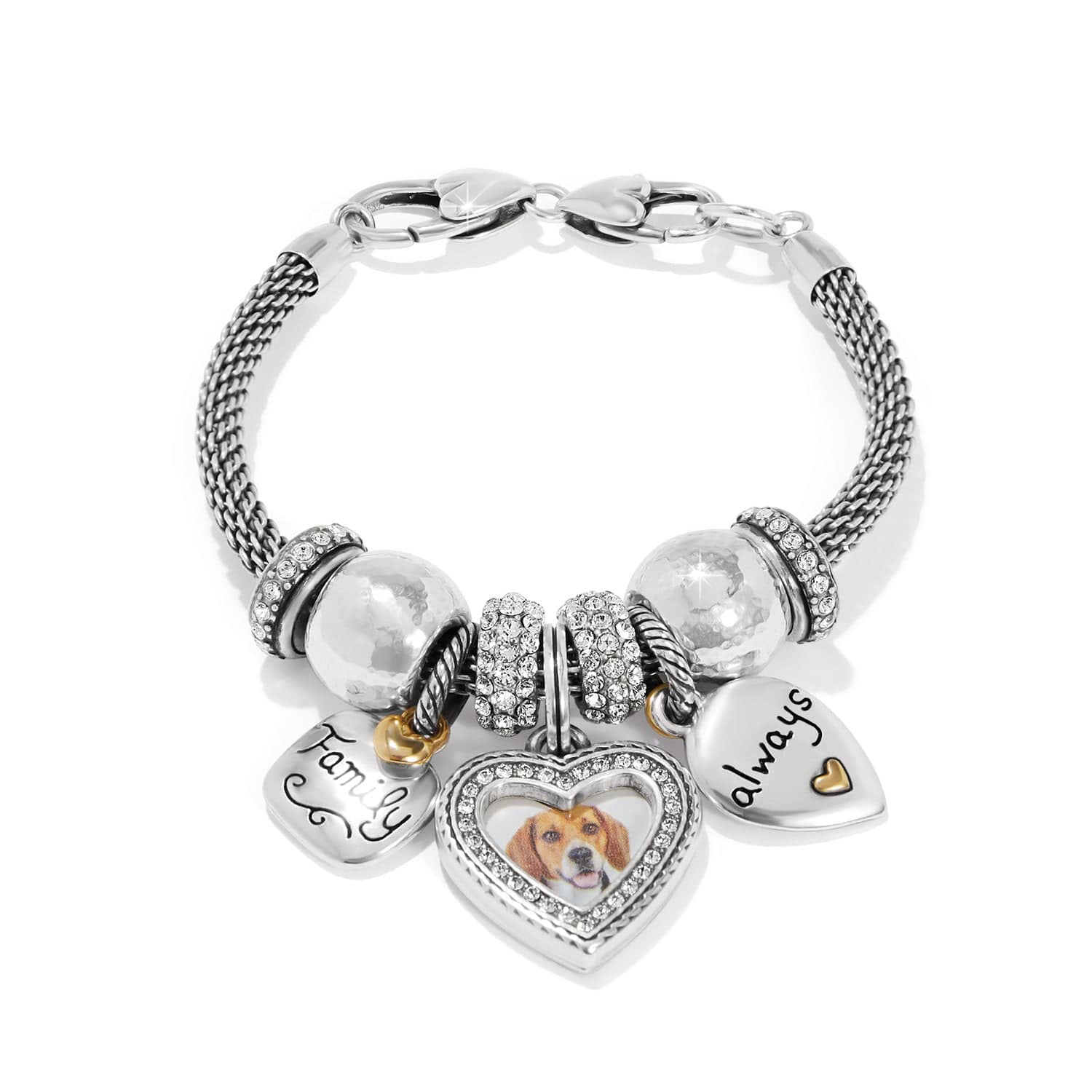 Memento Heart Photo Charm silver 4