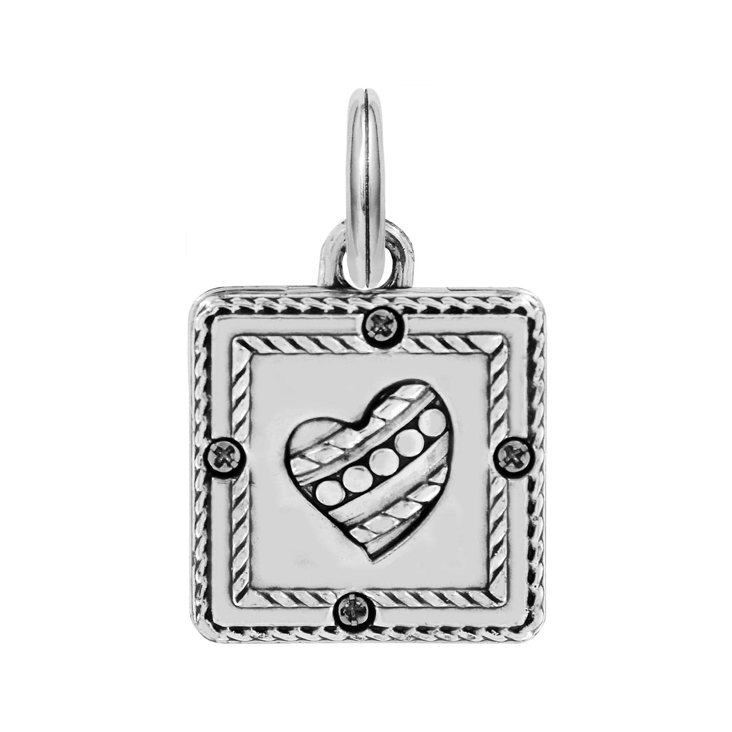 Memento Square Photo Charm silver 2