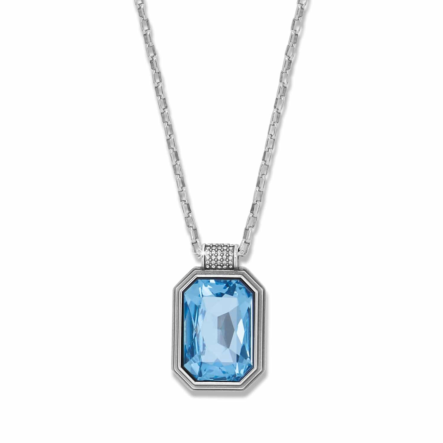 Meridian Aurora 67 Necklace silver-aqua 1