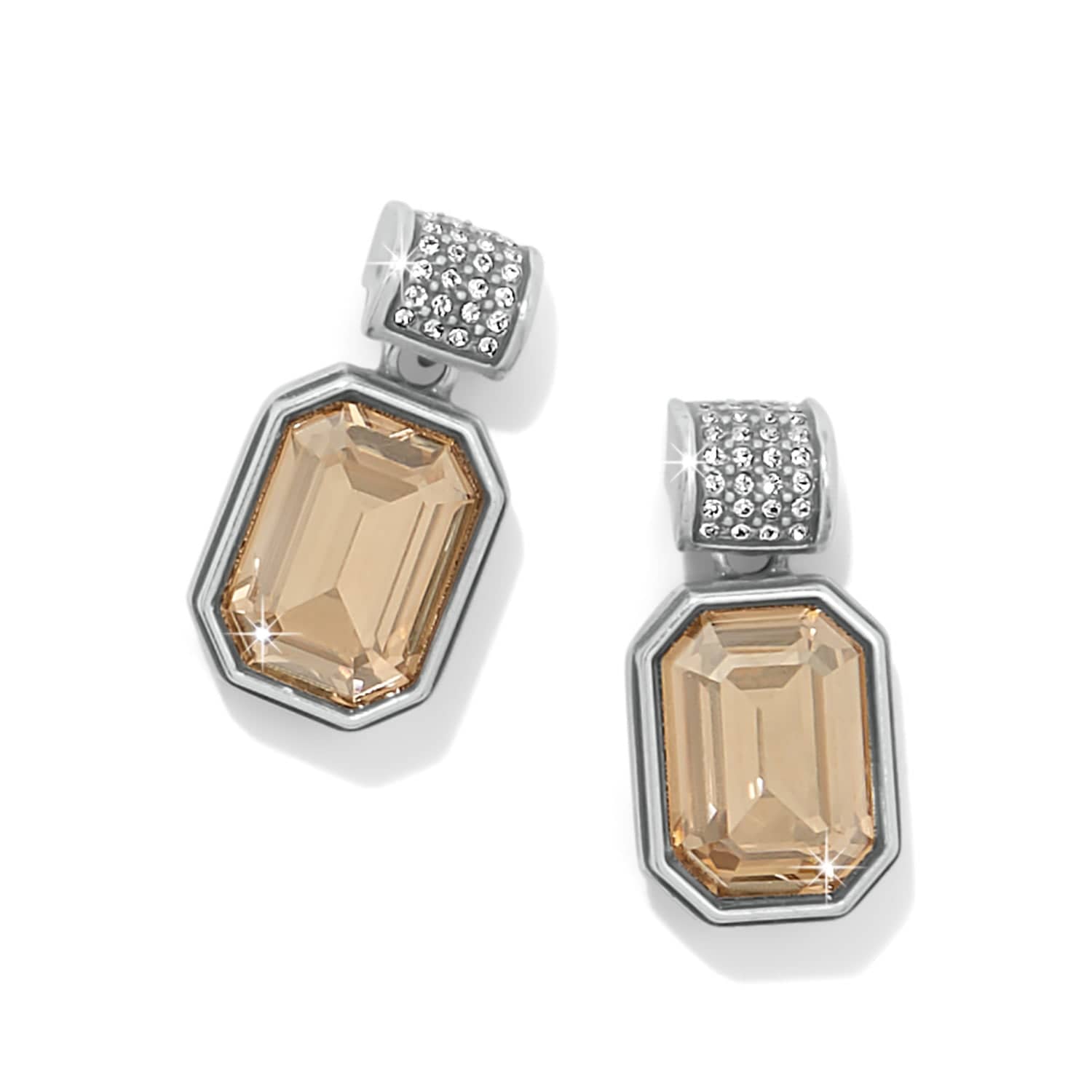 Meridian Aurora 67 Post Earrings silver-golden-shade 5
