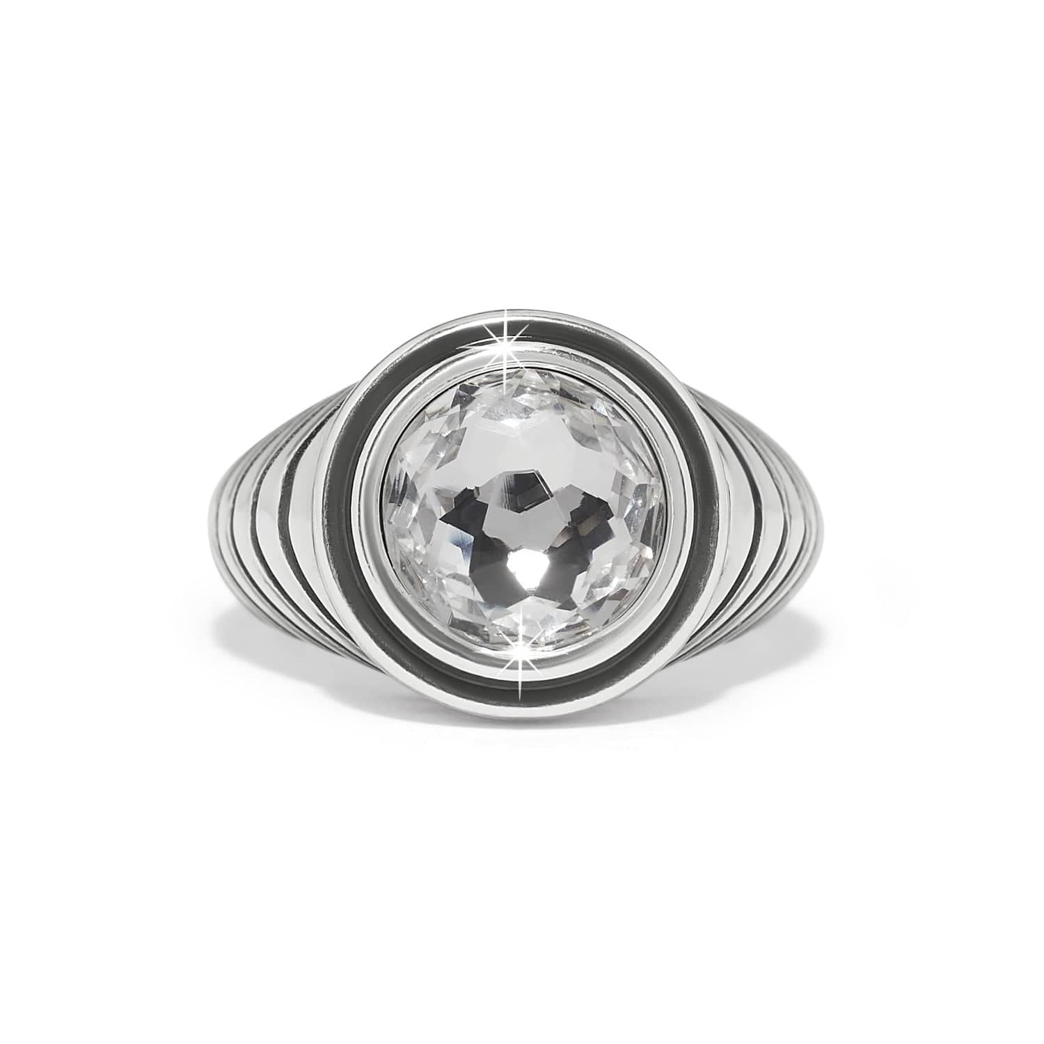 Meridian Aurora Domed Ring silver 1