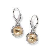 [Brighton] Meridian Aurora Leverback Earrings-Crystal main image 1