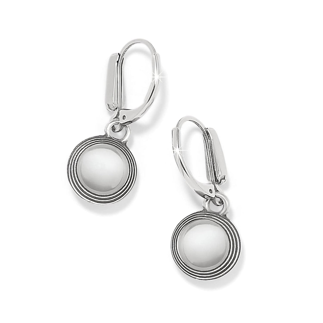 Meridian Zenith Heart Pearl Leverback Earrings main image 1