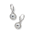MERIDIAN SILVER BALL LEVERBACK EARRINGS