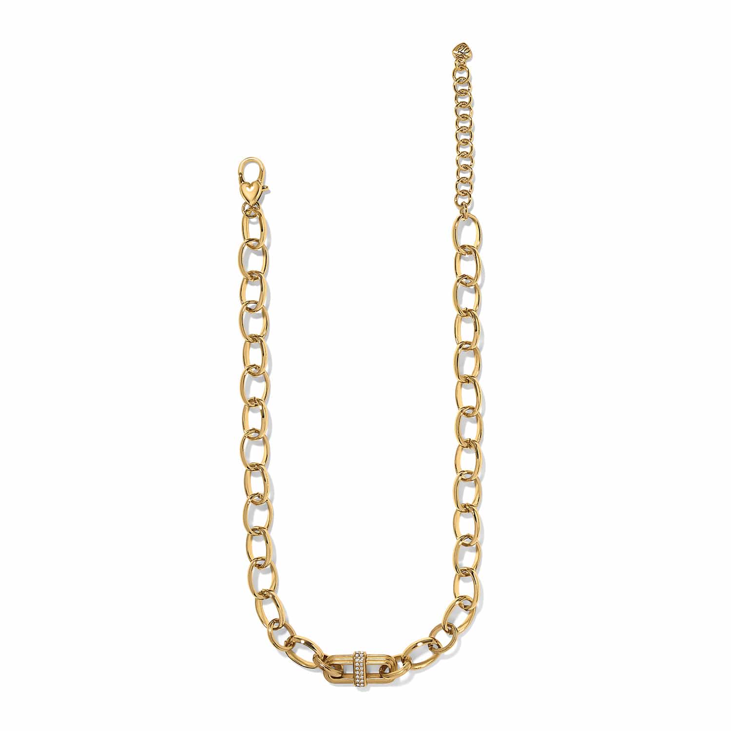 Meridian Aurora Link Short Necklace gold 2