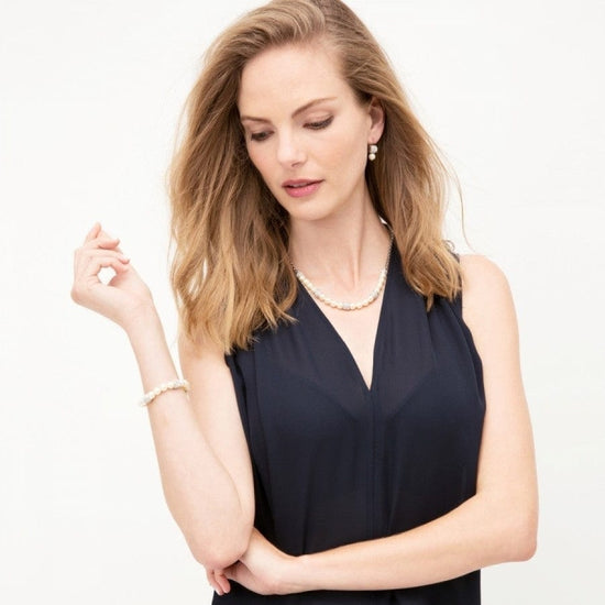 Meridian Solis Bead Necklace, Black