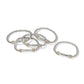 Meridian Believe Two Tone Stretch Bracelet