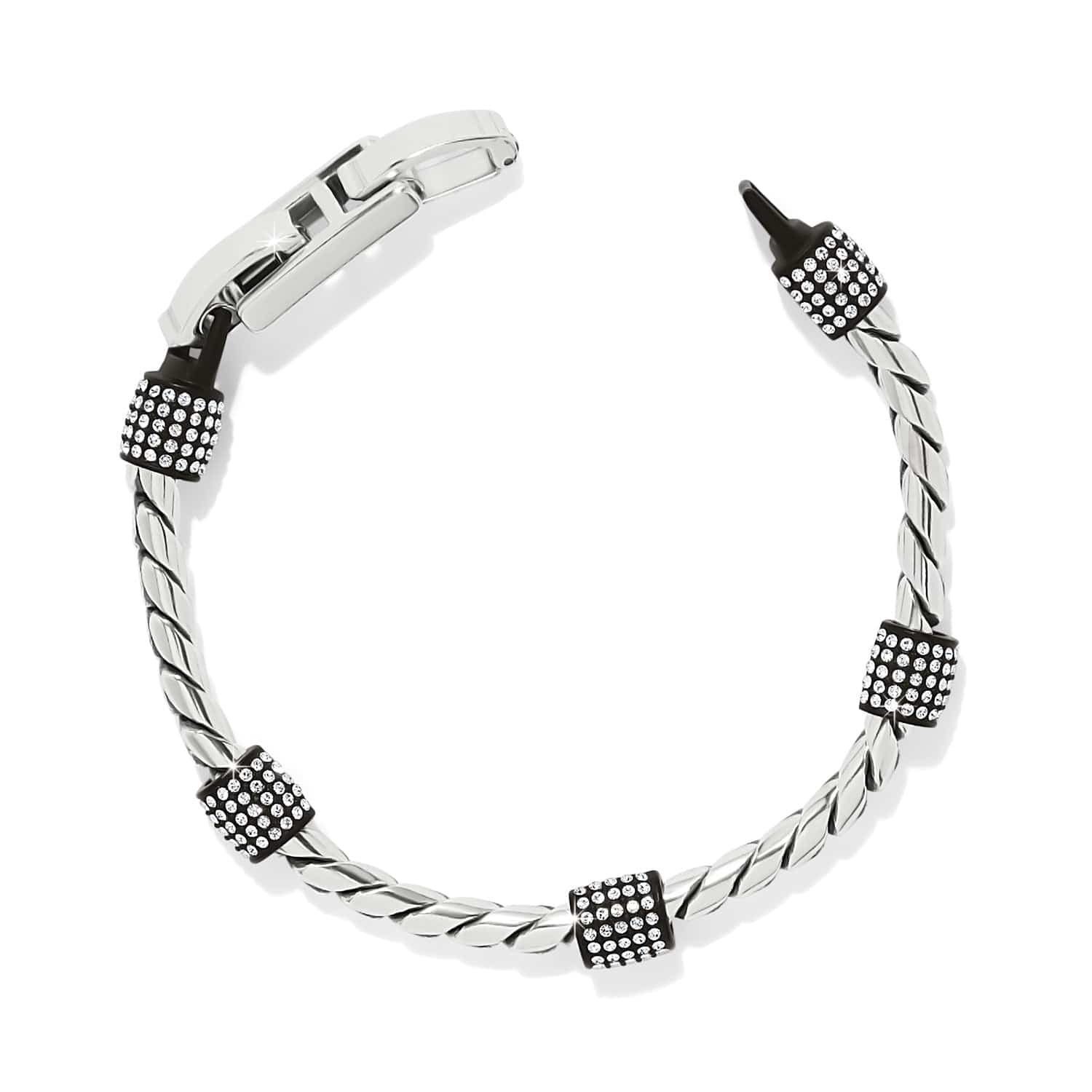 Meridian Bracelet black-silver 13