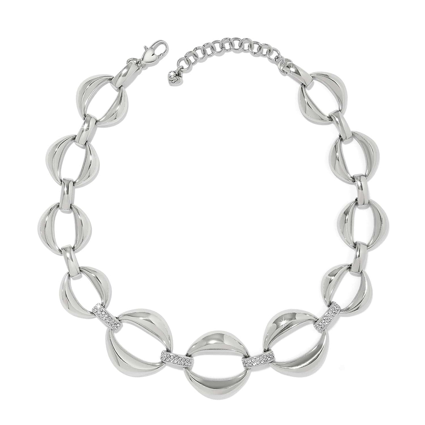 Meridian Classic Crescent Link Necklace