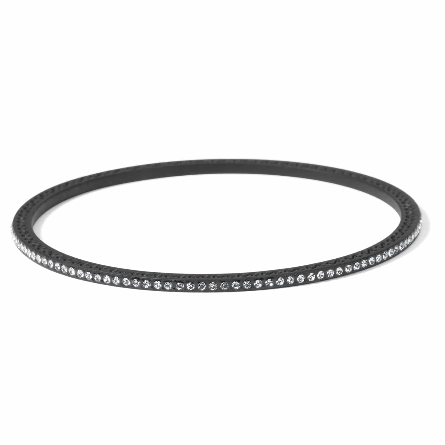Meridian Eclipse Thin Bangle black 1