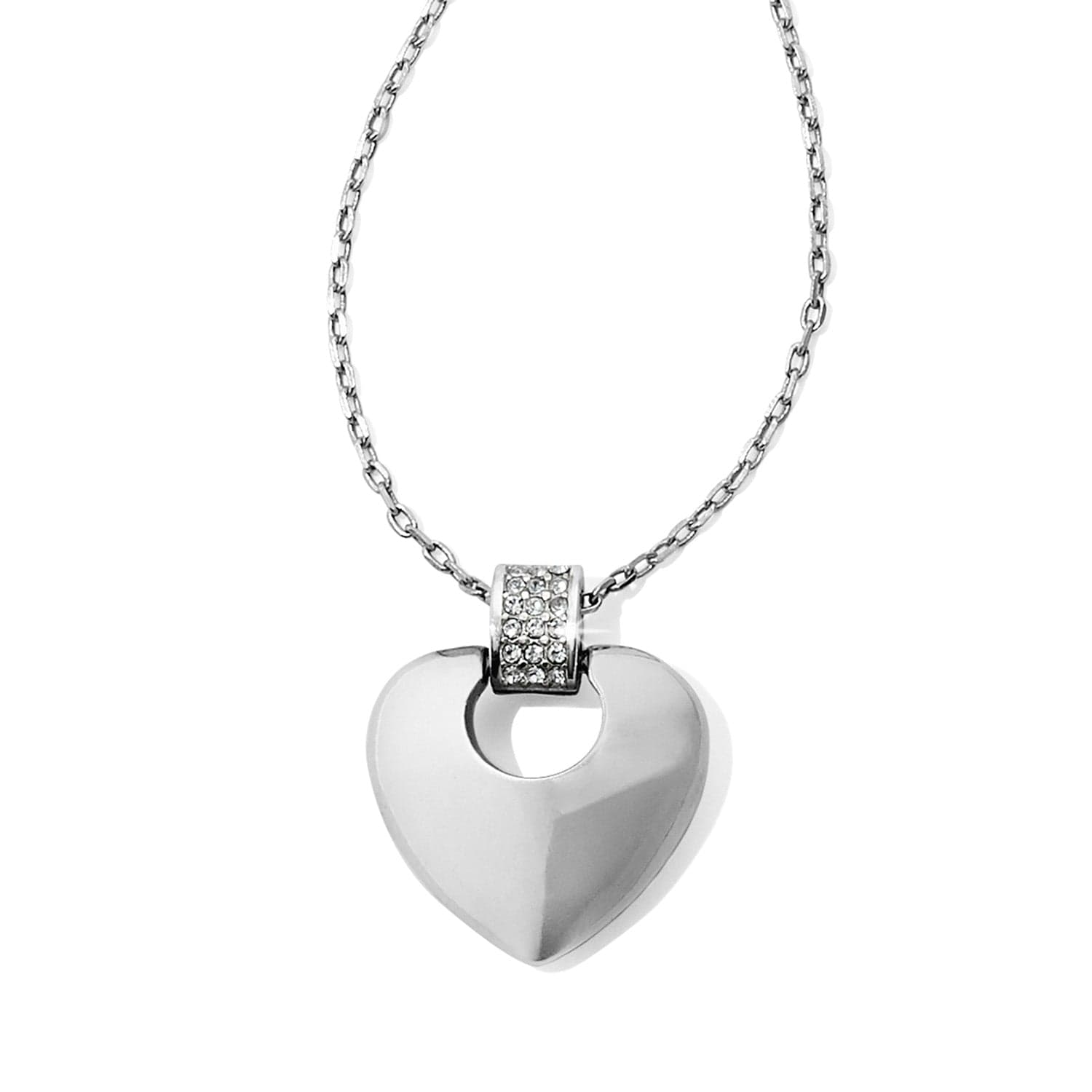 Meridian Equinox Heart Necklace silver 1
