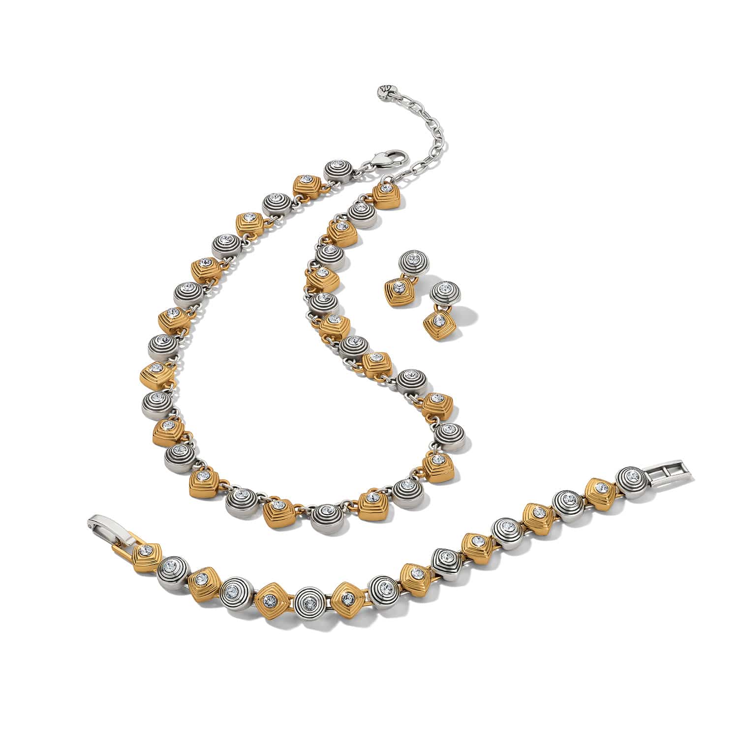 Meridian Etage II Necklace silver-gold 4