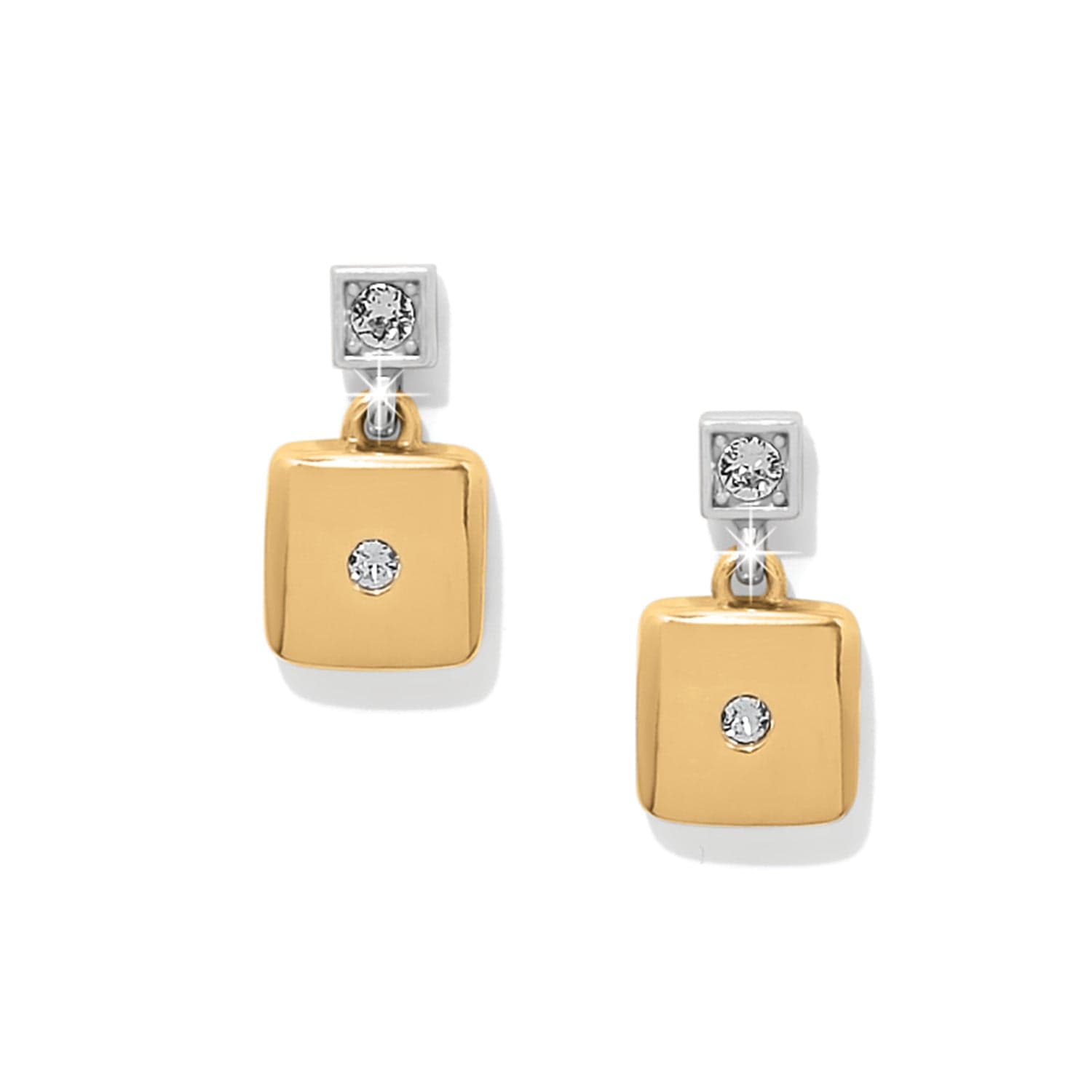 Meridian Etage Post Drop Earrings silver-gold 1