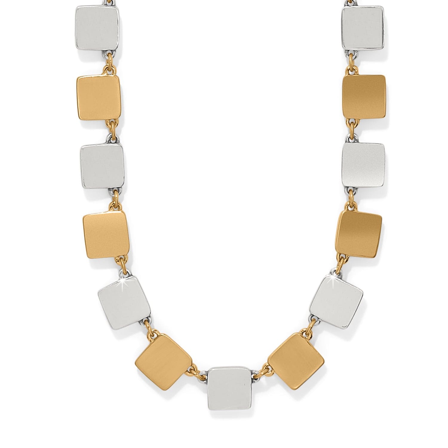 Meridian Etage Two Tone Necklace silver-gold 2