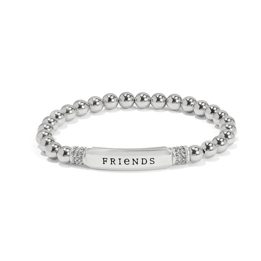 Meridian Friends Petite Stretch Bracelet silver 1