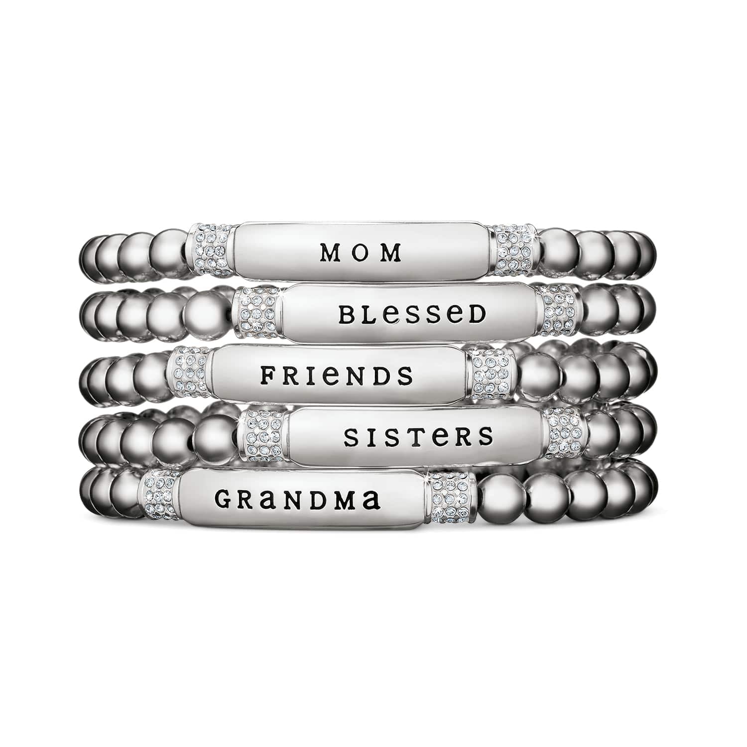 Meridian Friends Petite Stretch Bracelet - Brighton