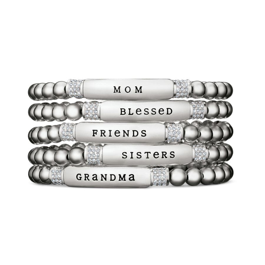 Meridian Friends Petite Stretch Bracelet silver 3