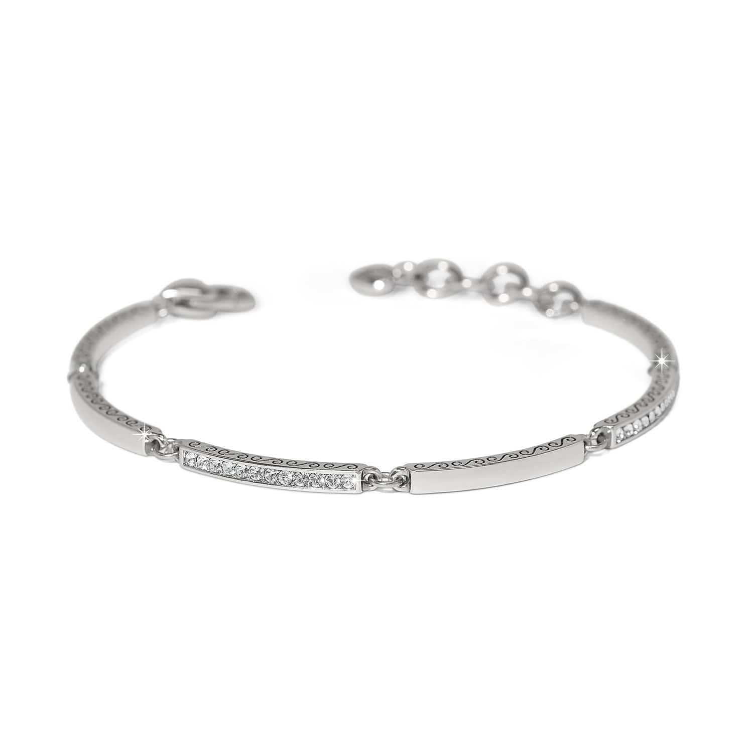Meridian Geo Bar Bracelet silver 1