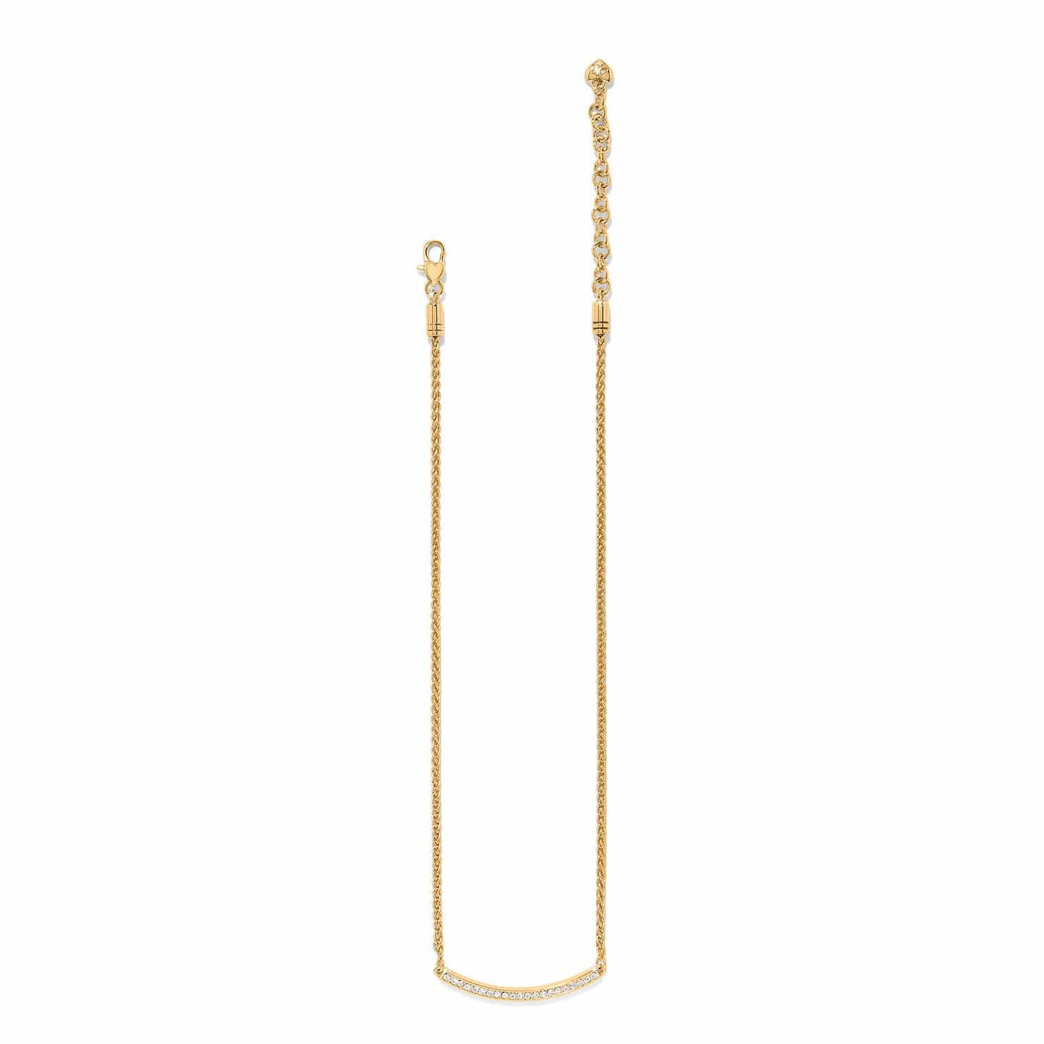 Meridian Geo Bar Necklace gold 3