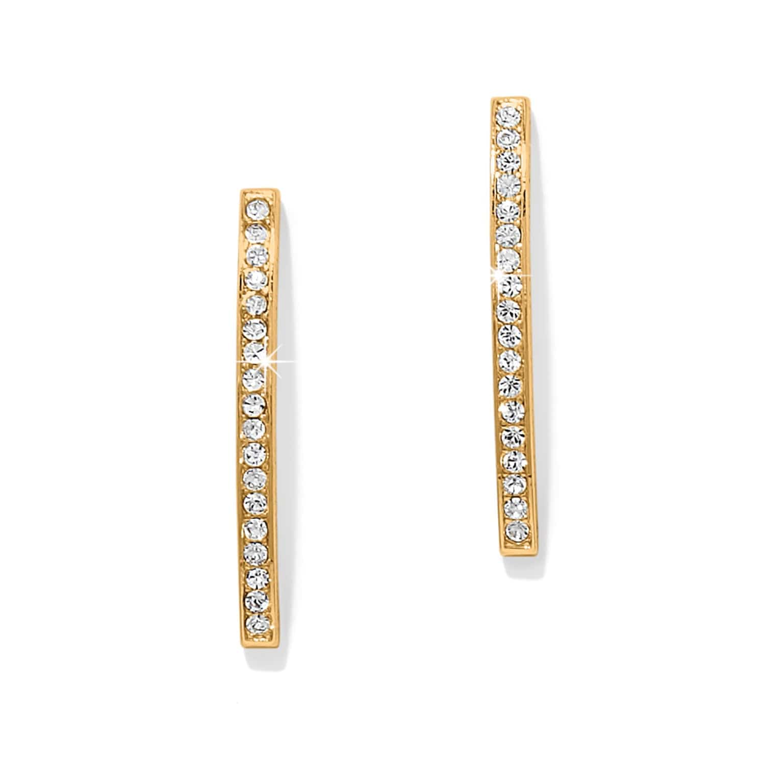 Meridian Geo Bar Post Earrings gold 2