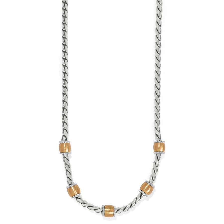 Meridian Geo Necklace silver-gold 1