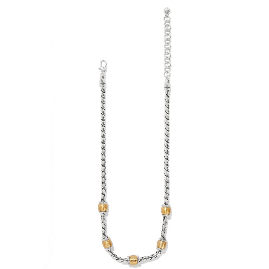 Meridian Geo Necklace silver-gold 2