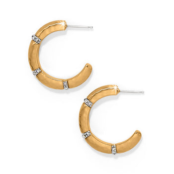 Meridian Geo Open Hoop Earrings
