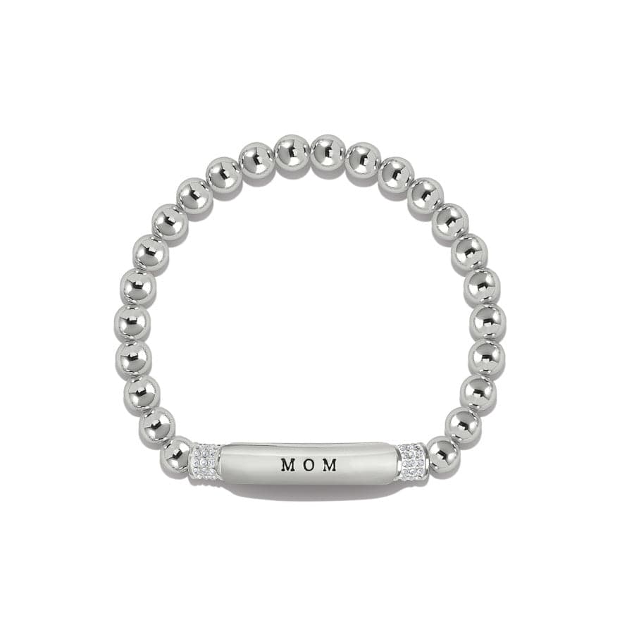 Meridian Mom Petite Stretch Bracelet silver 2