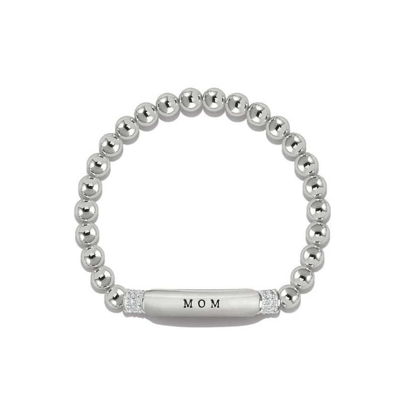 Meridian Petite Wave Heart Stretch Bracelet, Silver main image 0
