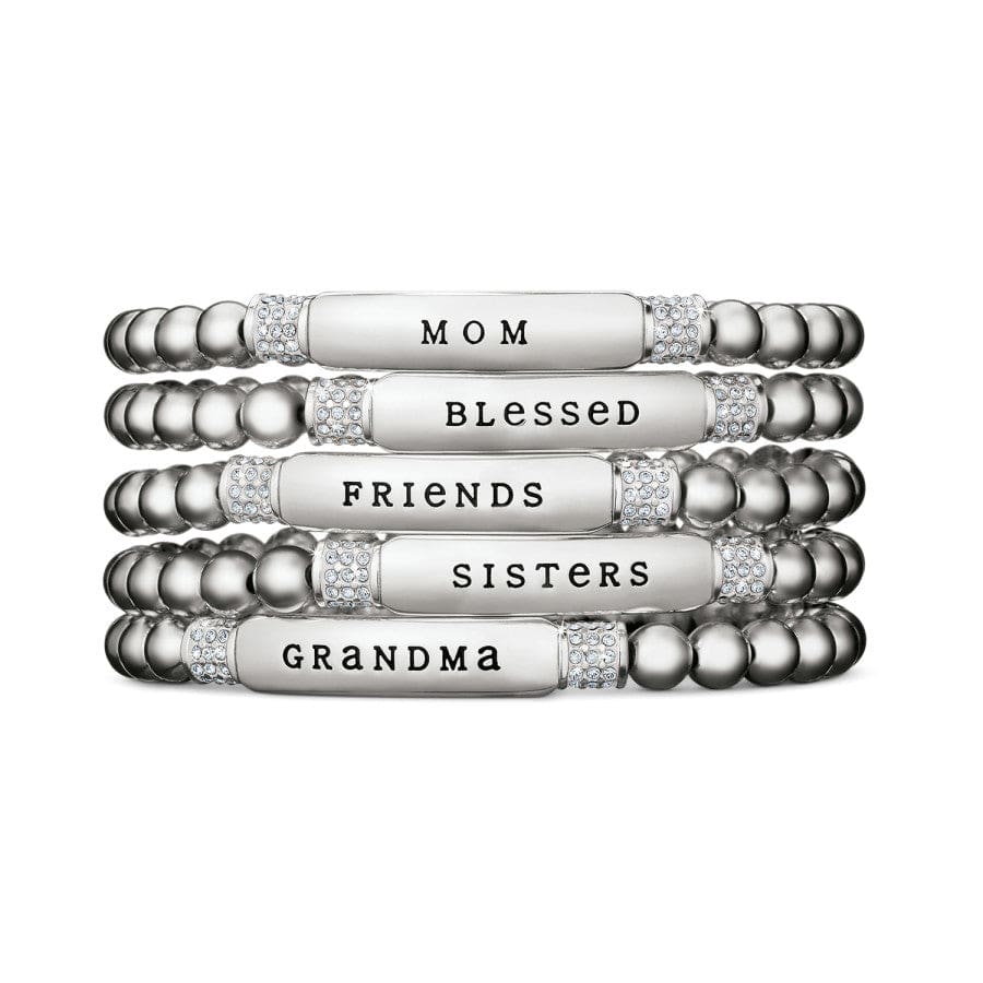 Meridian Mom Petite Stretch Bracelet silver 5