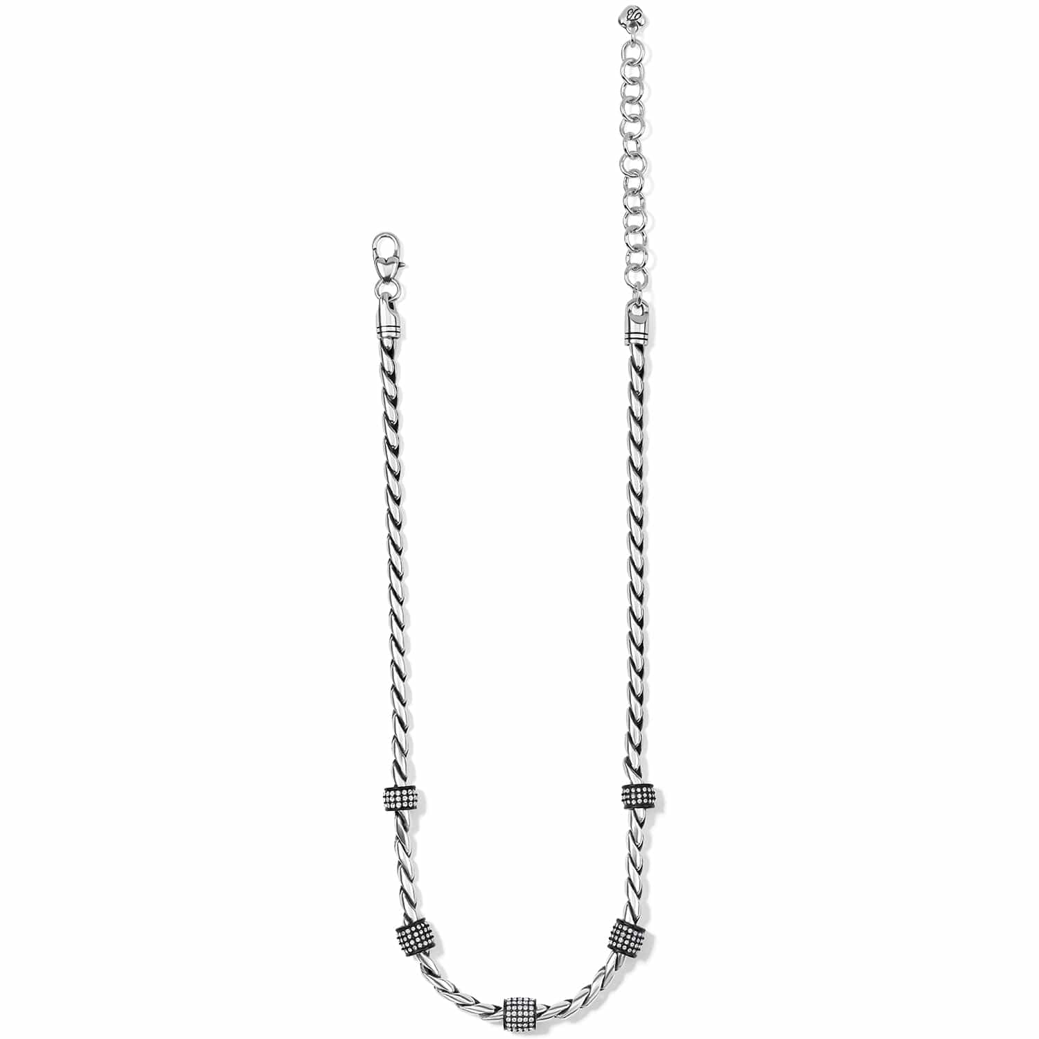 Meridian Necklace black-silver 12