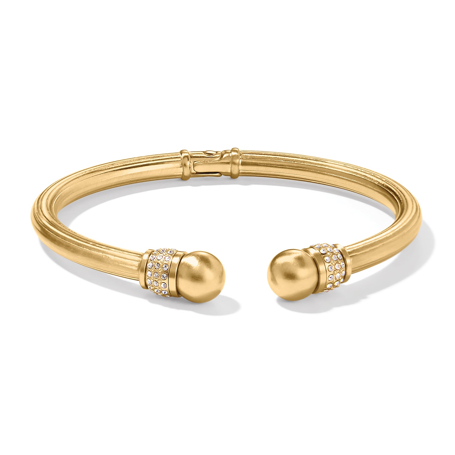 Meridian Open Hinged Bangle gold 1