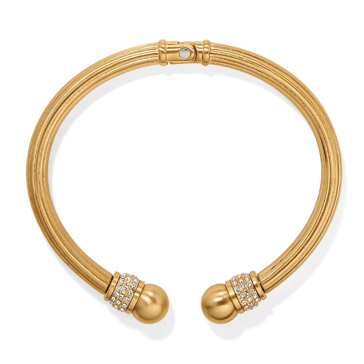 Meridian Open Hinged Bangle gold 2