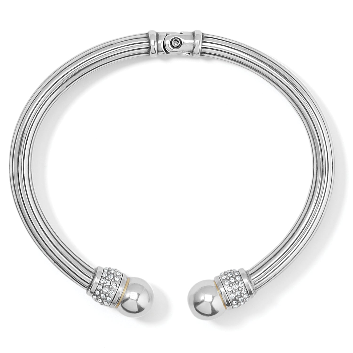Meridian Open Hinged Bangle silver 12