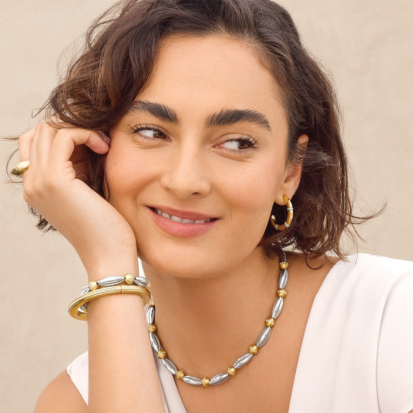 Meridian Orbit Bead Necklace