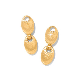 Meridian Geo Bar Post Earrings, Silver