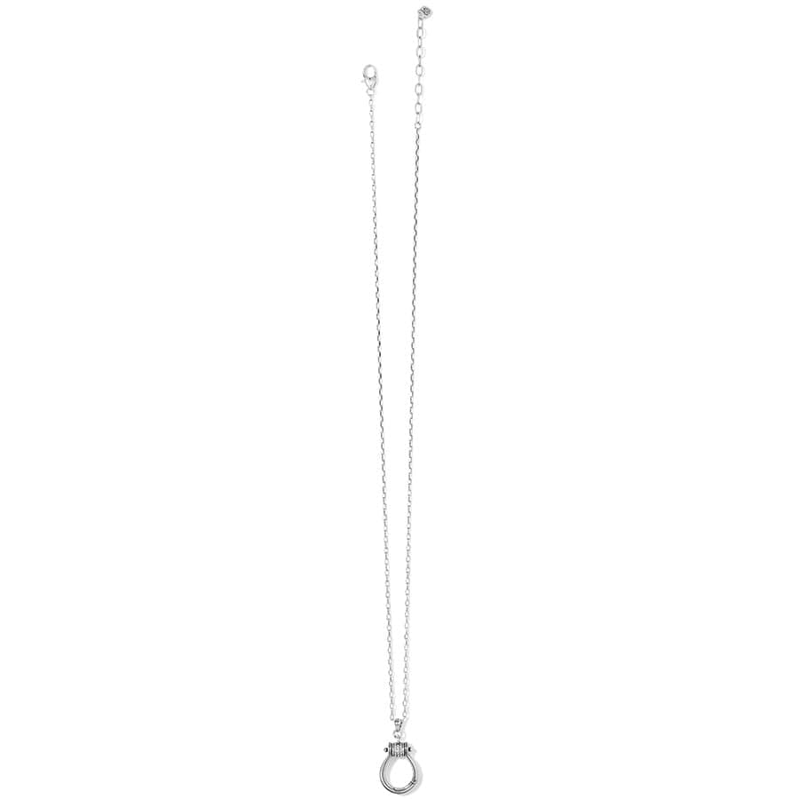 Meridian Petite Charm Holder Necklace silver 2