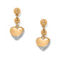 Meridian Petite Heart Wave Post Earrings