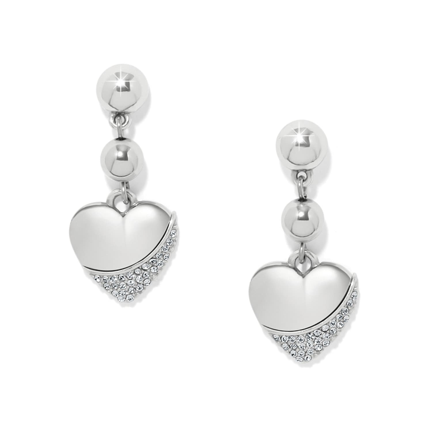 Meridian Petite Heart Wave Post Earrings - Brighton