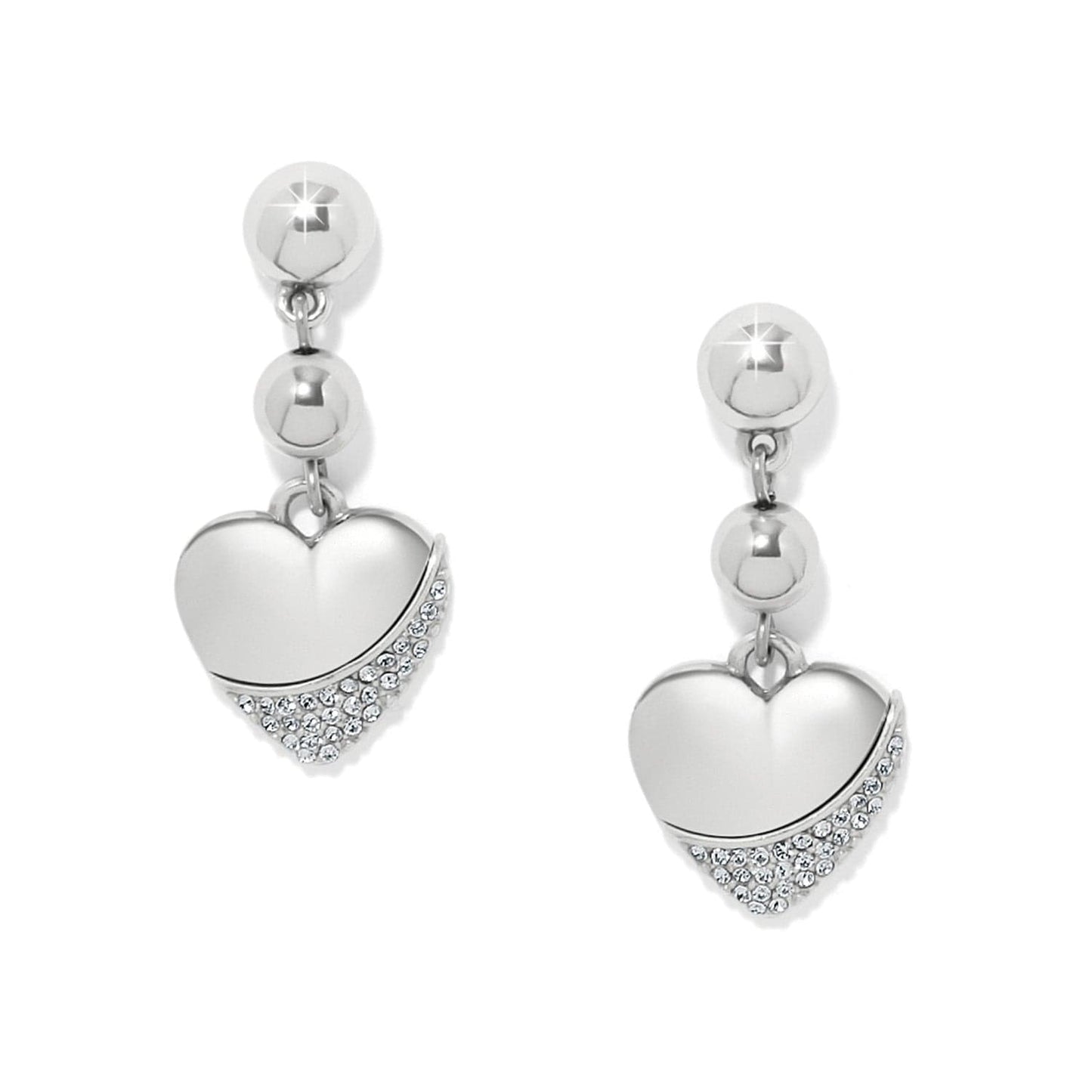 Meridian Petite Heart Wave Post Earrings