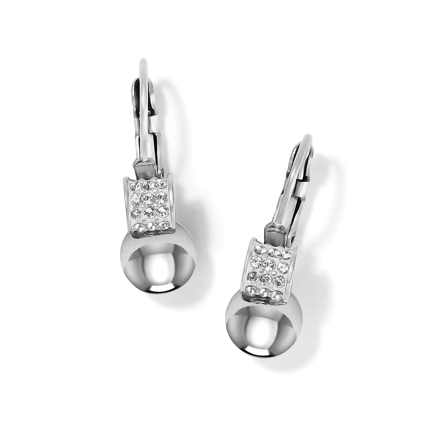 Meridian Petite Leverback Earrings silver 1