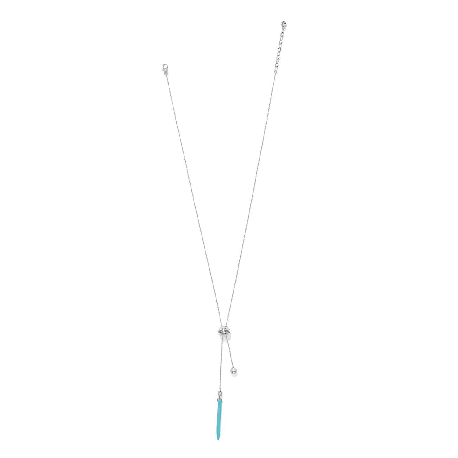 Meridian Petite Sphere Y Turquoise Necklace silver-turquoise 2