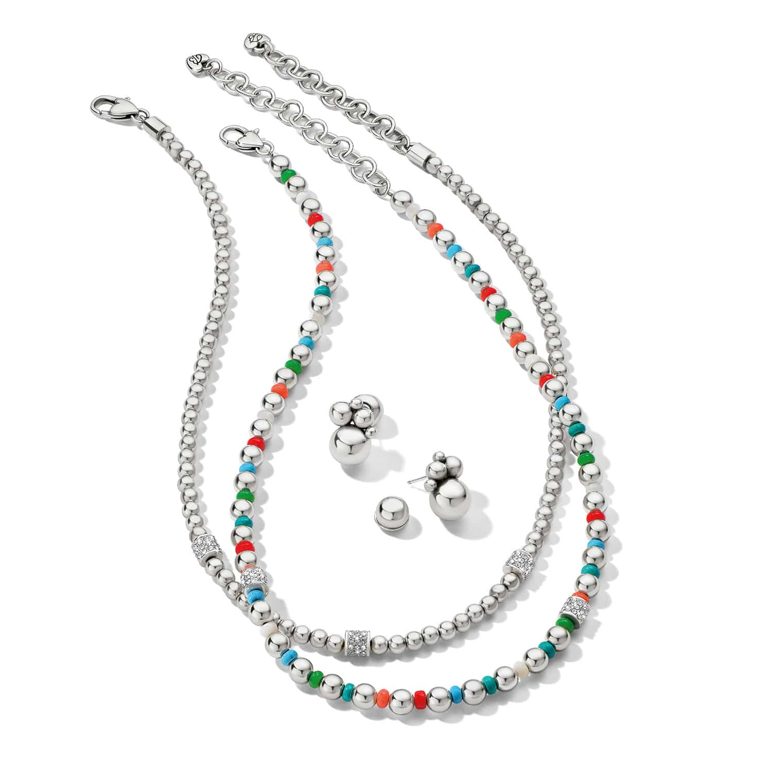 Meridian Petite Stargazer Post Earrings silver 2